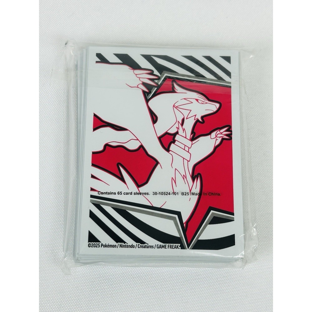 Pokemon White Black Flare ETB Card Sleeves 3 Packs Reshiram Unused